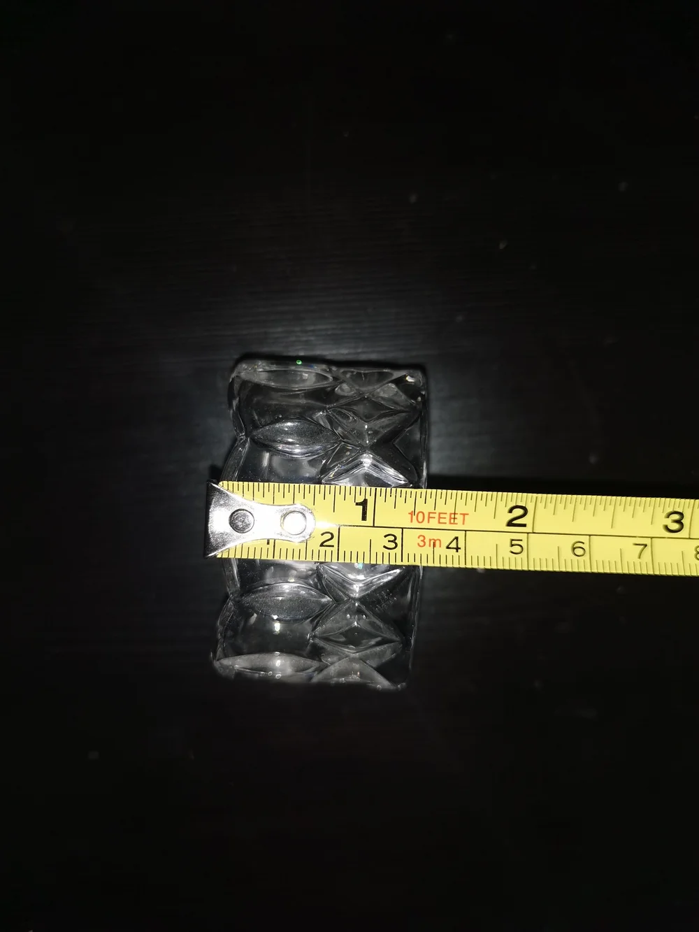 Vintage Gorham Full-Lead Crystal Napkin Rings West Germany Set of 8